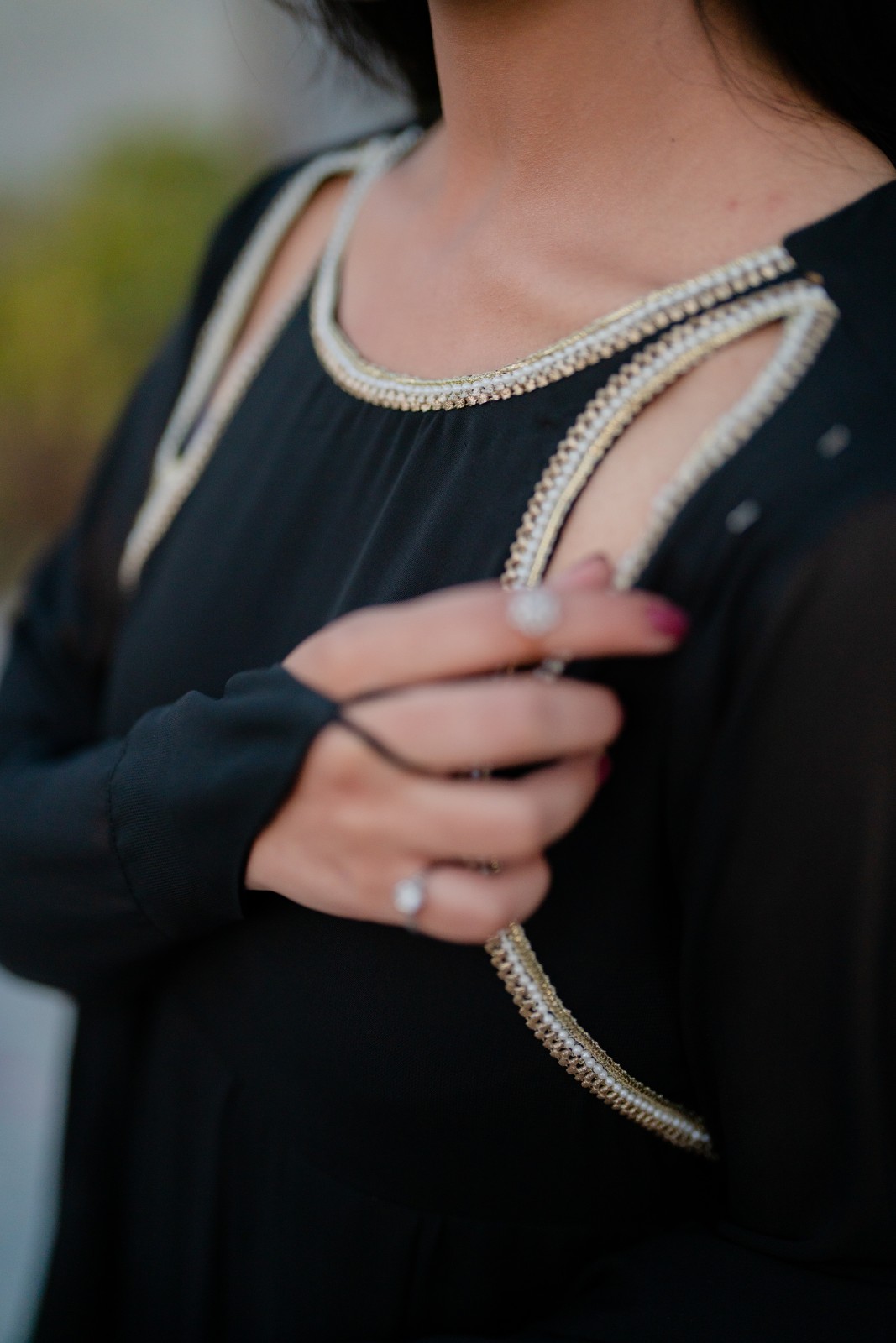 Black Shafoon Frock - Image 5